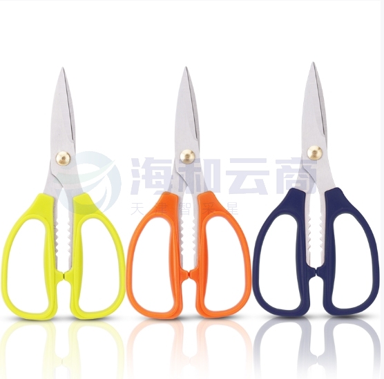 得力（deli）175mm剪刀多功能办公剪刀 6038混色