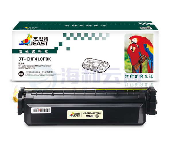 杰思特CF410A黑色硒鼓JT-CHF410FBK适用HP M477fnw M452DN M452DW M452NW M477FDW/DN m377dw