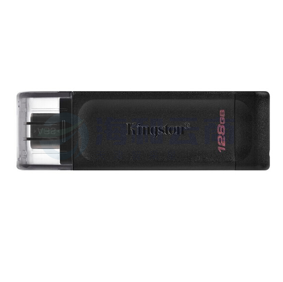 金士顿  128GB  Type-C 手机U盘 DT70 黑色 USB3.2 Gen1高速读取