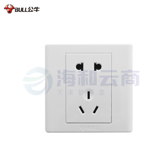 公牛 五孔插座 G06Z223 墙壁插座86型 10A