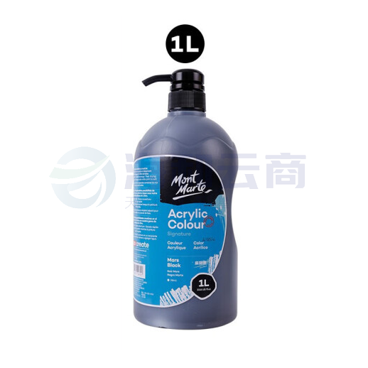 蒙玛特 丙烯颜料 绘画颜料 1L  货号：YC