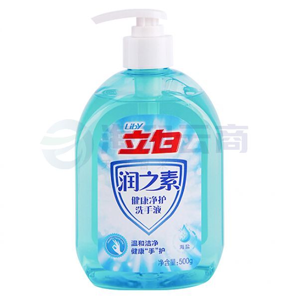 立白 润之素 健康净护洗手液 500g 海盐