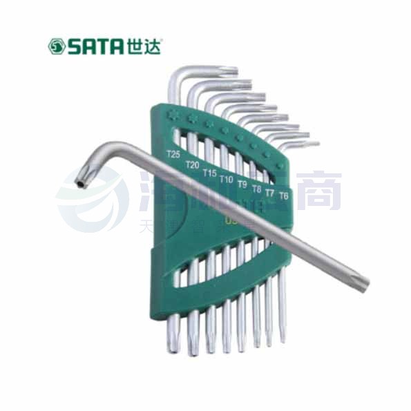 世达（SATA）8件加长中孔花形扳手组套  09701