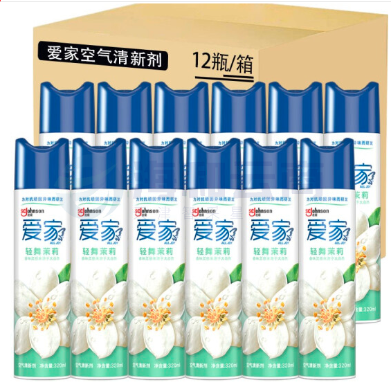 爱家（AIKa） 空气清新喷雾 320ml 轻舞茉莉