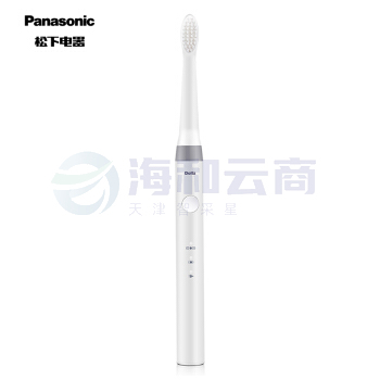 松下 EW-DM71 电动牙刷成人 声波振动 两种清洁模式 底座式设计 极细软毛
