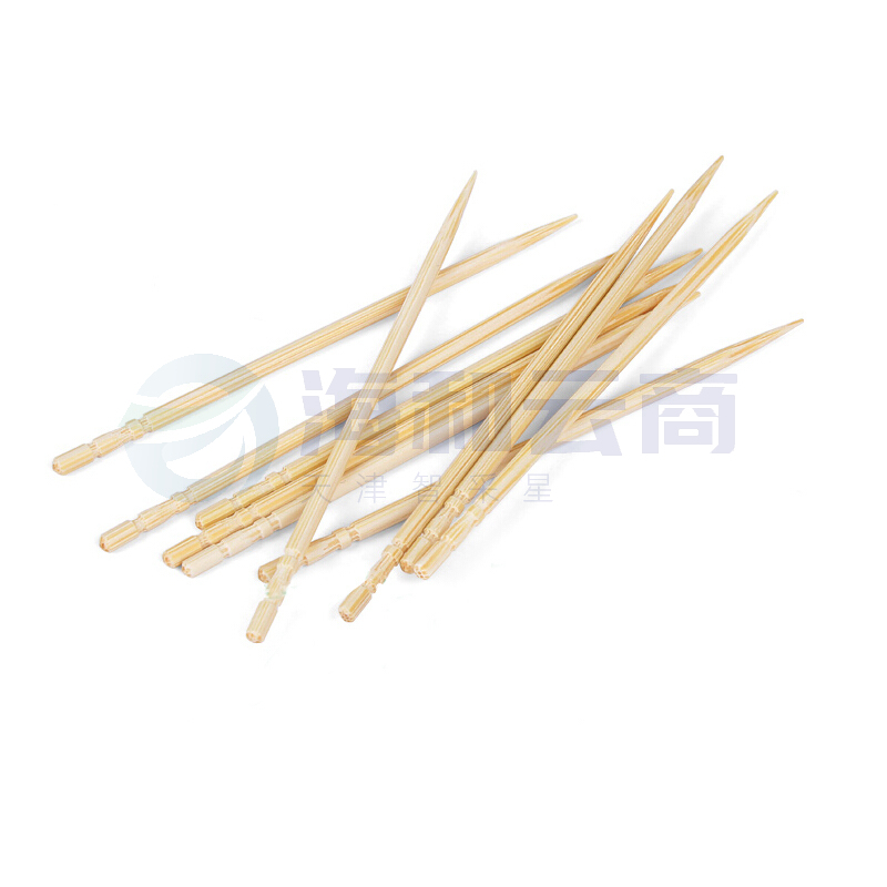 双枪（Suncha）一次性竹牙签 环保袋装卫生量贩装大包装2400支牙签 YQ1125（单双头随机发货）