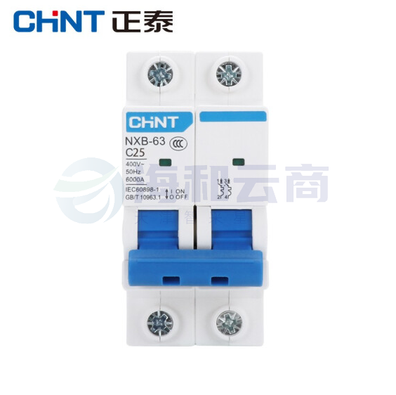 正泰（CHNT）NXB-63-2P-C25 空气开关 过载空气开关