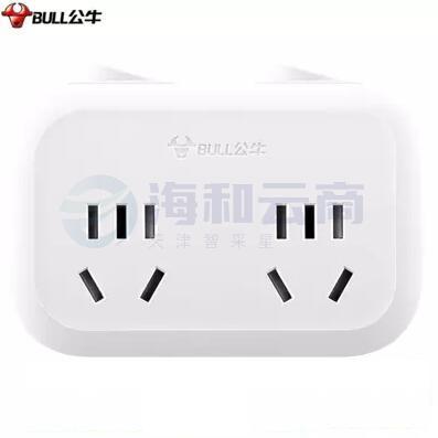 公牛（BULL)GN-9323 /转换插头/插座/转换器/一转二独立开关/10A250V