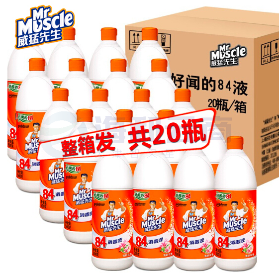 500ml威猛先生 84消毒液 20瓶/件