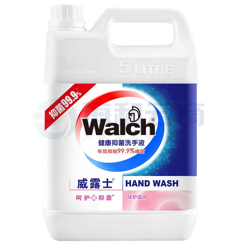 威露士健康抑菌洗手液5L 杀菌99.9% 10斤大桶补充装