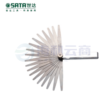 世达（SATA）23件套公英制塞尺0.02-1.00MM货号09405