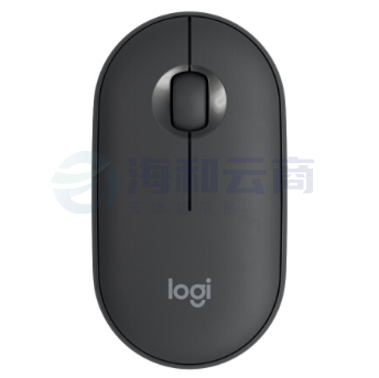 罗技（Logitech）Pebble鹅卵石 鼠标 无线蓝牙鼠标 石墨黑