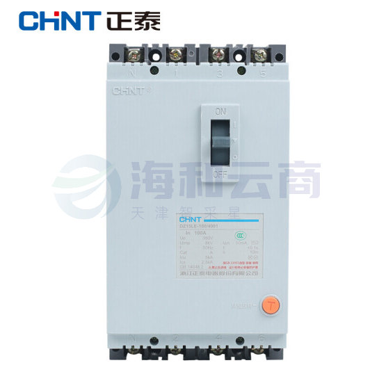正泰 DZ15LE-100/4901-100A  塑壳断路器  货号：YC