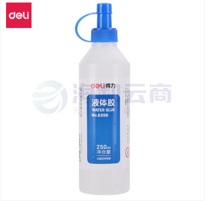 得力(deli)6356液体胶(透明)(250ml/瓶)