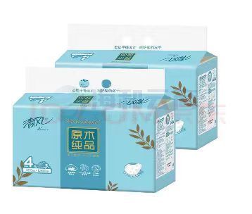 清风原木纯品抽纸 3层100抽/包  3包/提