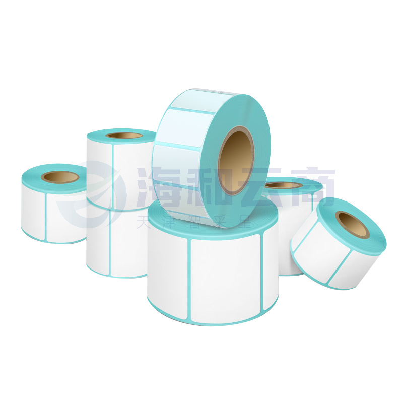 60*70mm 1000粒 热敏标签打印纸 标签贴不干胶打印纸面单电子秤条码纸  