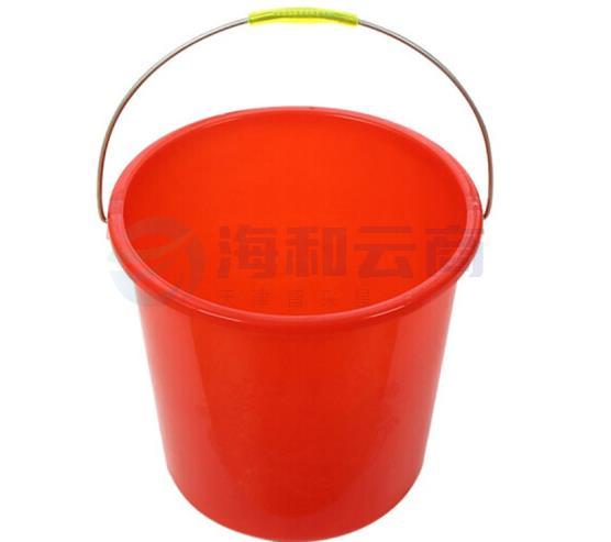 塑料水桶21升颜色:大红色
