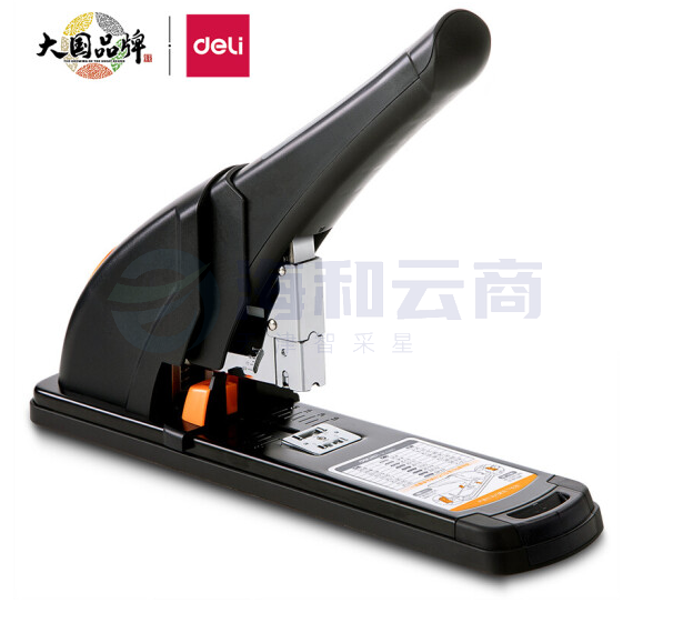 得力0385重型订书机(黑)2-210张