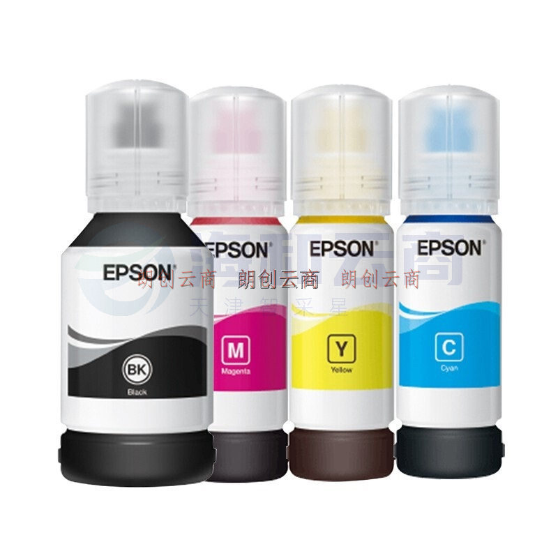 爱普生(EPSON) 002墨水T03X1 L4158 L4168 6168 L6178 L6198 4只装(1黑3彩) 自营