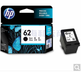 惠普C2P04AA 62号 黑色墨盒 (适用于HP OfficeJet 200 移动打印机)