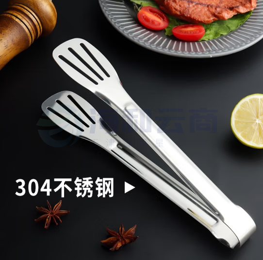 拜杰(Baijie)304多功能食品夹蛋糕夹牛排夹