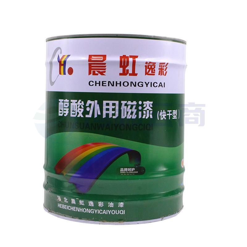 晨虹逸彩醇酸外用磁漆锤纹漆钢结构金属栏杆门窗彩钢瓦防锈油漆 15L/桶
