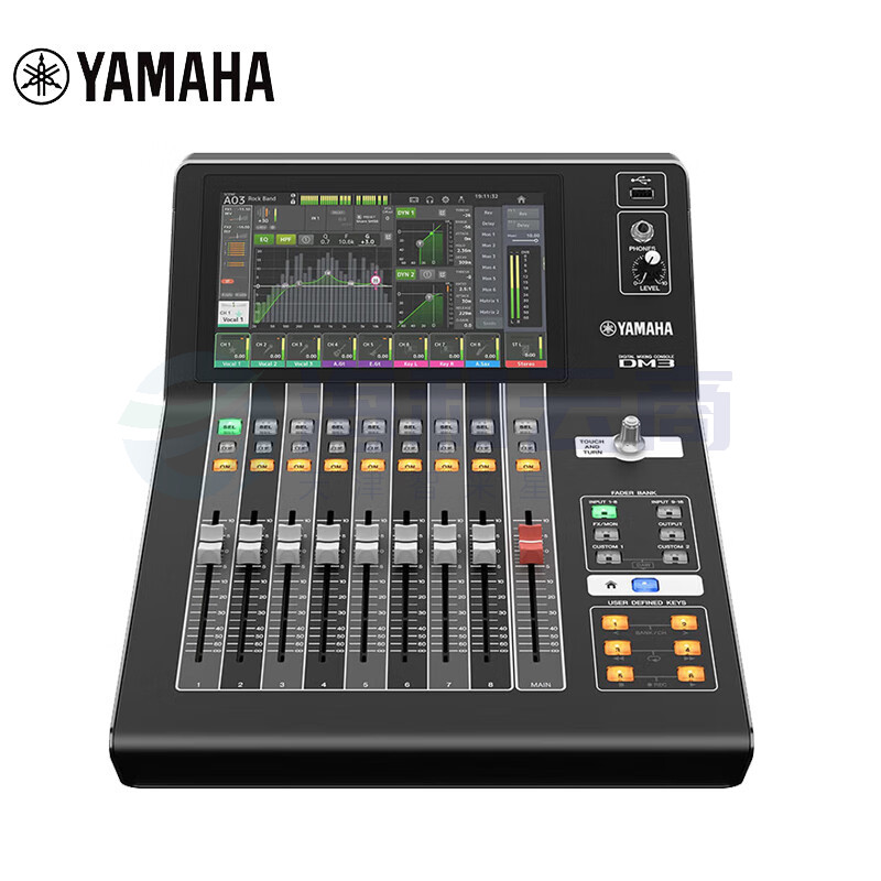 雅马哈(YAMAHA)DM3 DM3S数字调音台内置混响效果均衡器 酒吧 会议室扩声舞台演出固定安装 DM3S