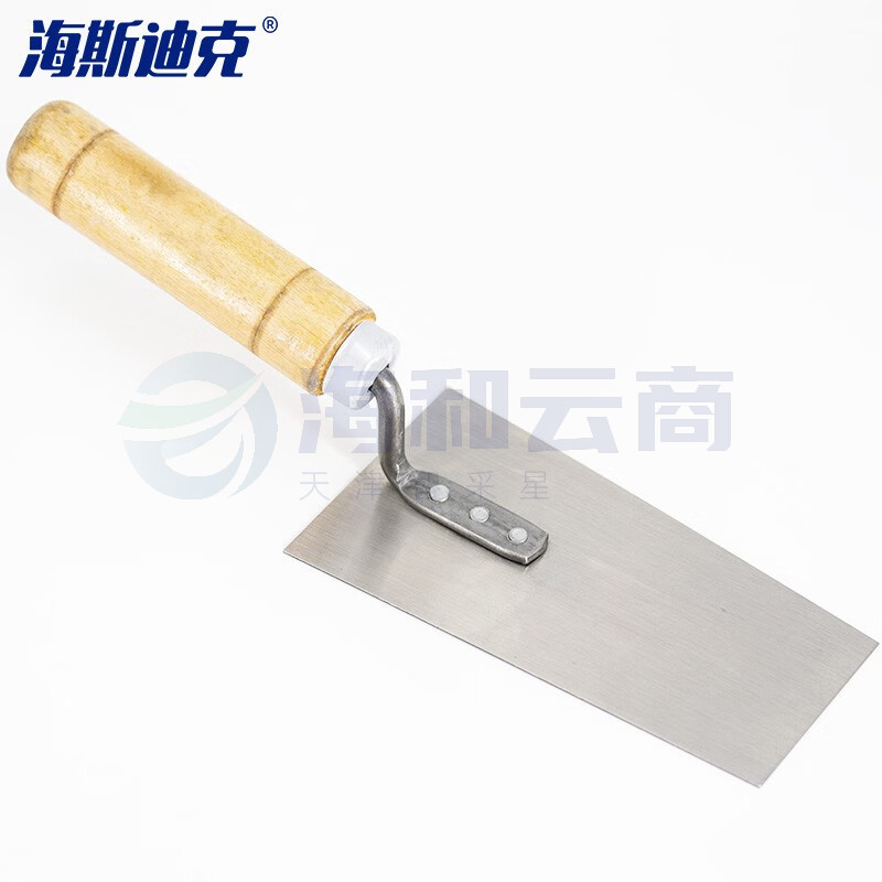 海斯迪克 gnjz-5338 木柄抹泥刀 泥工瓦工灰匙抹泥刀 泥瓦工具铲刀 小号(5个)