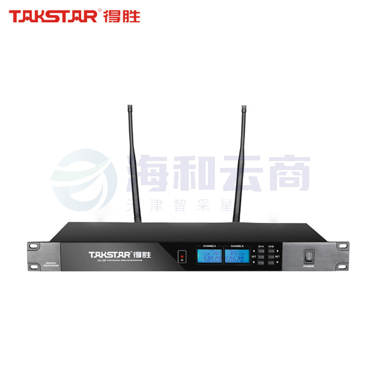 得胜(TAKSTAR) UC-2R无线话筒一拖二会议麦克风鹅颈手持领夹主持家庭ktv话筒会议麦克风 UC-2R主机
