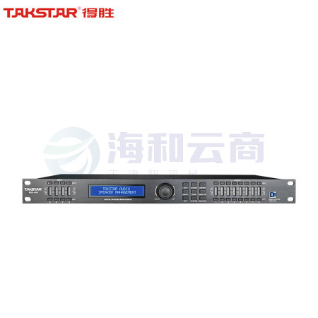得胜(TAKSTAR) EKX-408 数字音频处理器 4进8出音频处理器 USB端口控制舞台剧院演出酒吧音频系统处理器