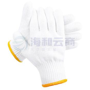 线手套 棉线手套劳保手套司机手套漂白手套劳保防护手套 棉纱手套