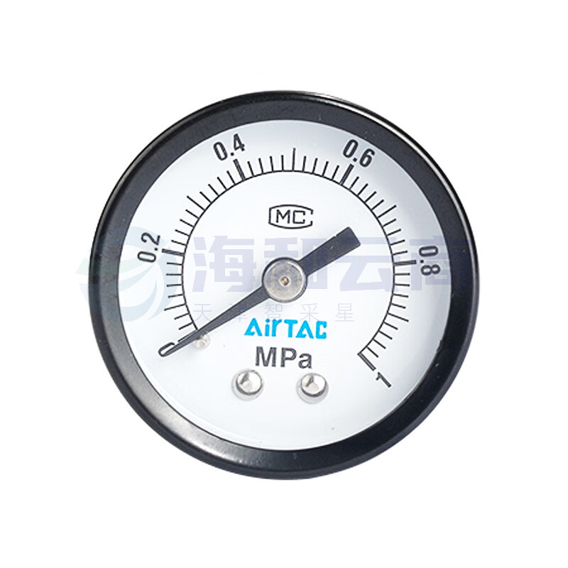 亚德客(AirTAC) 标准型压力表1.0MPa,表盘直径40mm F-GS4010M