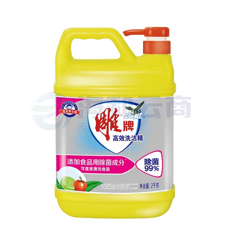 雕牌 高效洗洁精2kg 6桶/箱