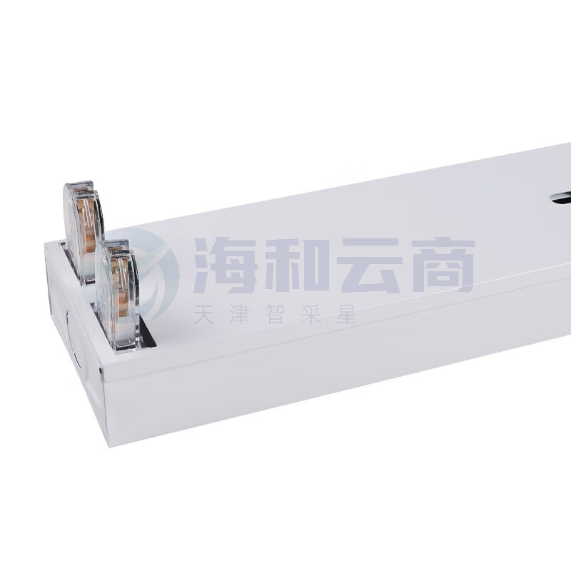 佛山照明T8 双灯管平盖支架1.2米双端供电中间出线 LED灯管专用(不含安装)