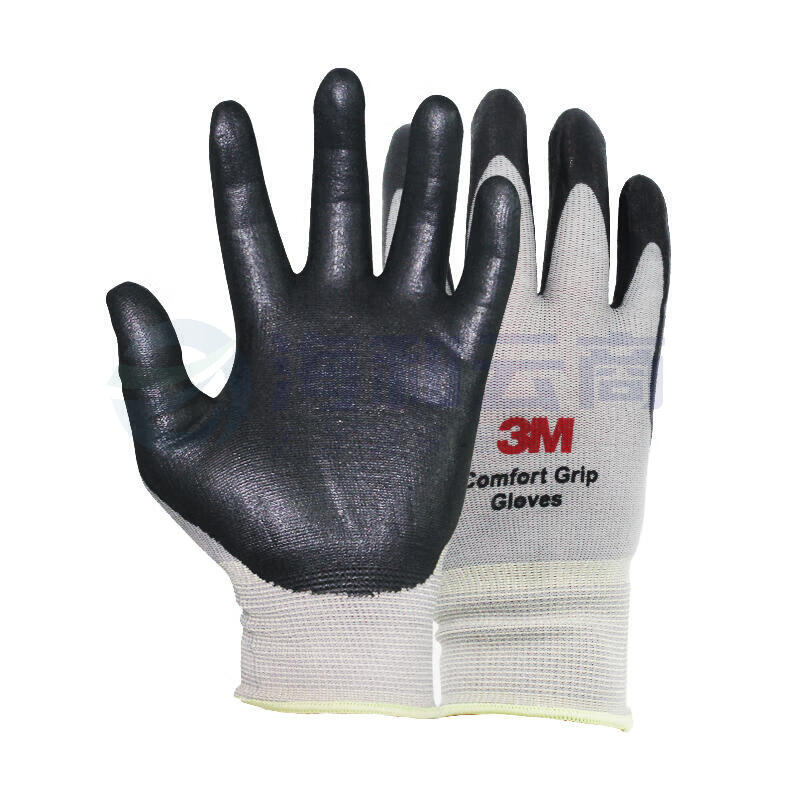 3M 舒适型防滑耐磨手套,灰色(M-XL号可选)