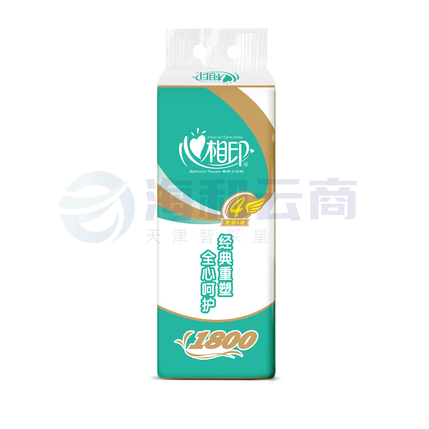 心相印 BT810 特柔180G三层卷筒卫生纸 10卷/提