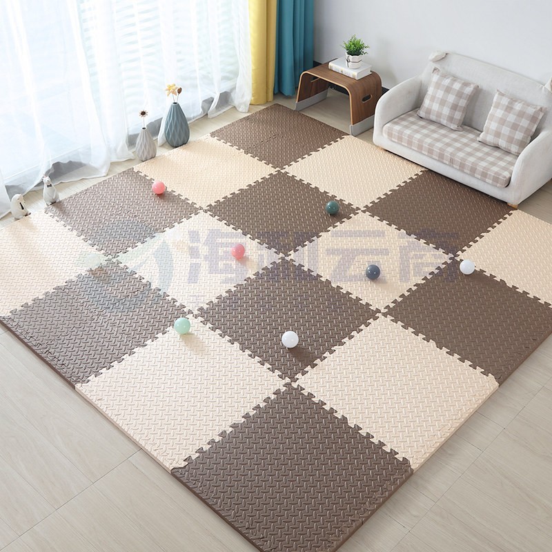 地垫家纺 宝宝婴儿爬行垫儿童卧室拼图地板 60*60cm 4个装