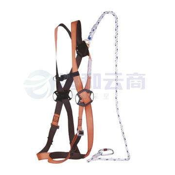 代尔塔 限位工作套装，包含1根安全带 1根1. 5m长双套头连接扁带 和两个钢制O型钩