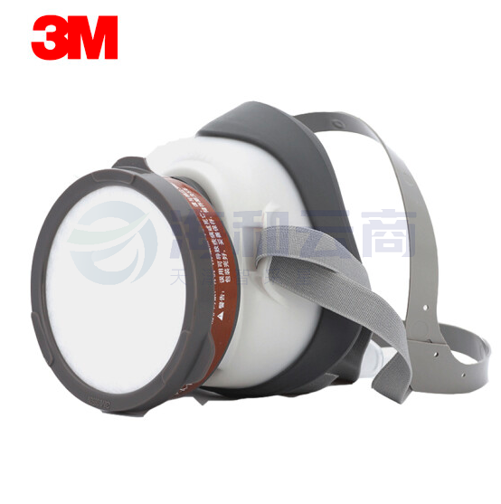 3M  1201喷漆组合  防毒面具组合。包含(1200半面罩1只,3001CN滤毒盒1只,385CN滤棉盖1只,3N11CN滤棉2片)