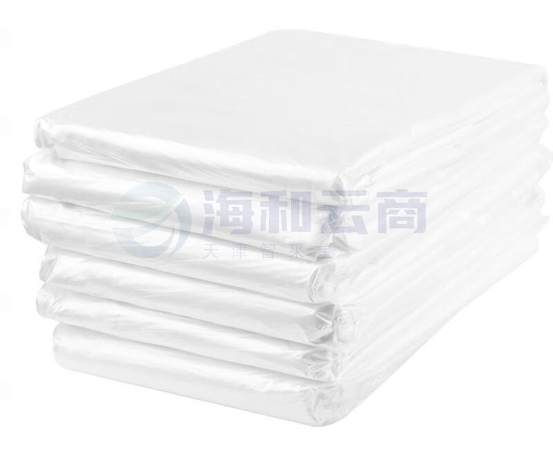 白色垃圾袋60cm*80cm透明塑料袋50只/包