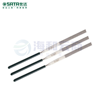 世达(SATA)金刚石平头扁锉3x140MM/平头锉扁锉刀金刚砂挫刀合金矬子 打磨工具03811