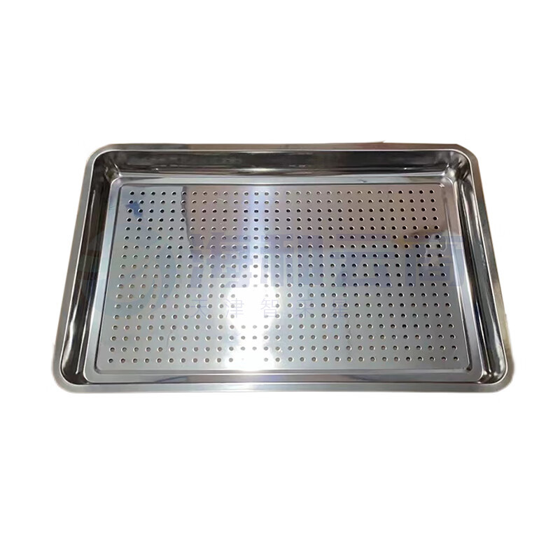 304不锈钢蒸饭柜托盘宇太(YUTAI)商用大号蒸箱蒸盘蒸米饭盘 60x40x4.8冲孔