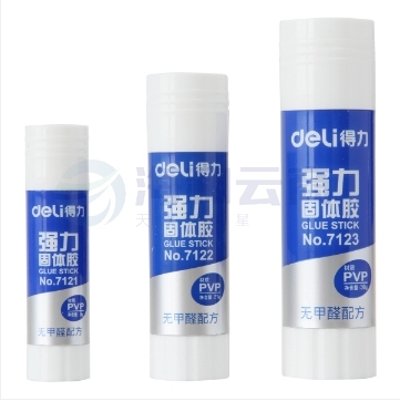 得力 7122 固体胶棒 21g 12支一组