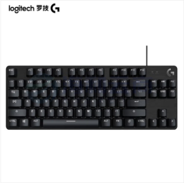 罗技G412 TKL 有线机械键盘 白色背光机械键盘 104键87键可选 便携紧凑T机械轴（类茶轴）