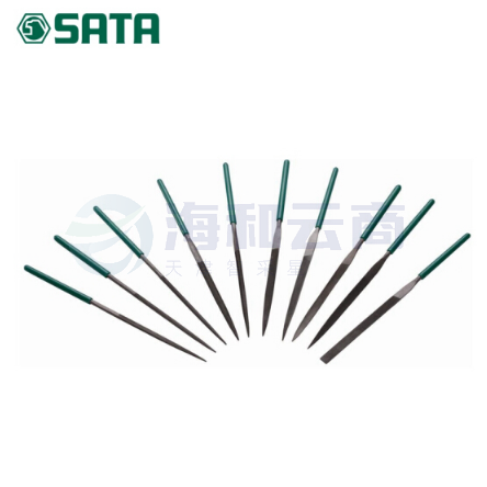 世达(SATA)10件套什锦锉3x140MM/10件套小锉刀钢锉组合套装 03801