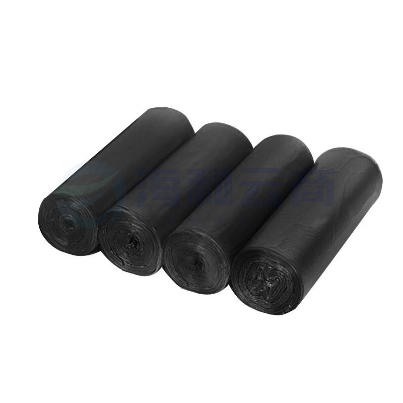大号垃圾袋加厚家用黑色 55cm*65cm*100只点断垃圾袋垃圾分类