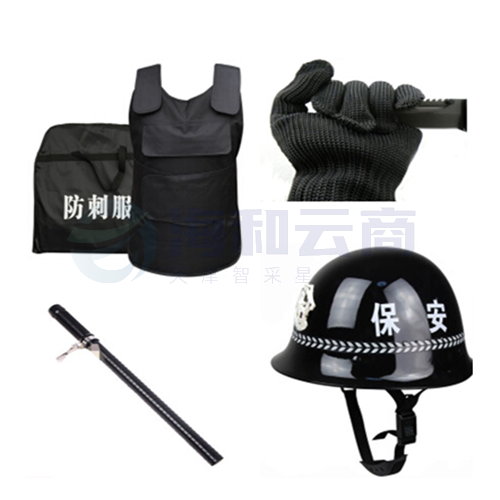 先锋连 四件套 安保器材 防刺服 防割手套 头盔 防暴棍(计价单位：套) (