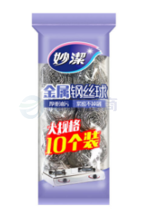 妙洁 钢丝球十个装 特惠不掉屑