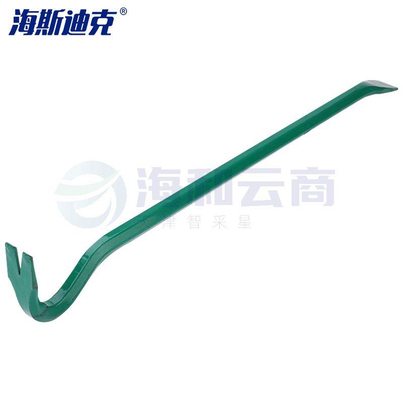 海斯迪克 消防两用撬棍 600*16mm 起钉器 特种钢撬杠撬棒多功能起钉器