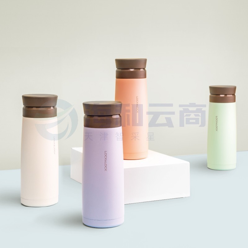 乐扣乐扣(lock&amp;lock)保温杯不锈钢便携水杯情侣杯 380ML LHC4194(个)  (